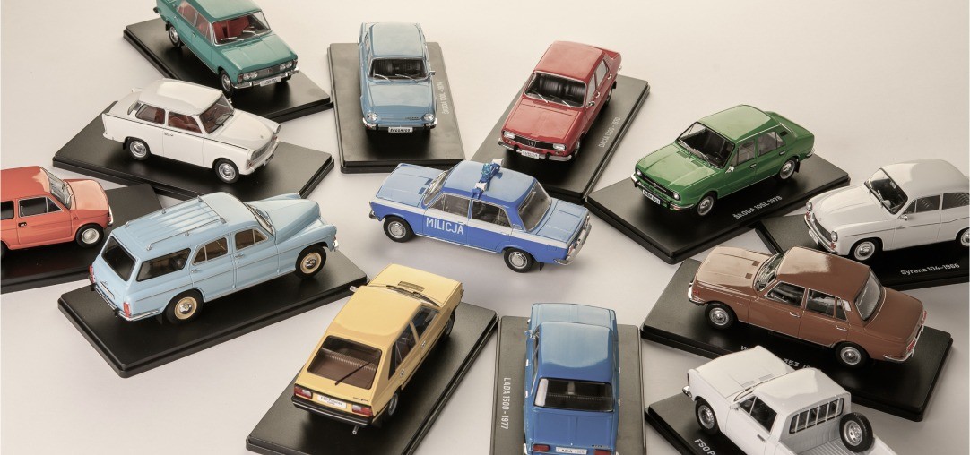 Auto-Welt wystawy modeli kolekcjonerskich Kultowe samochody PRL główne